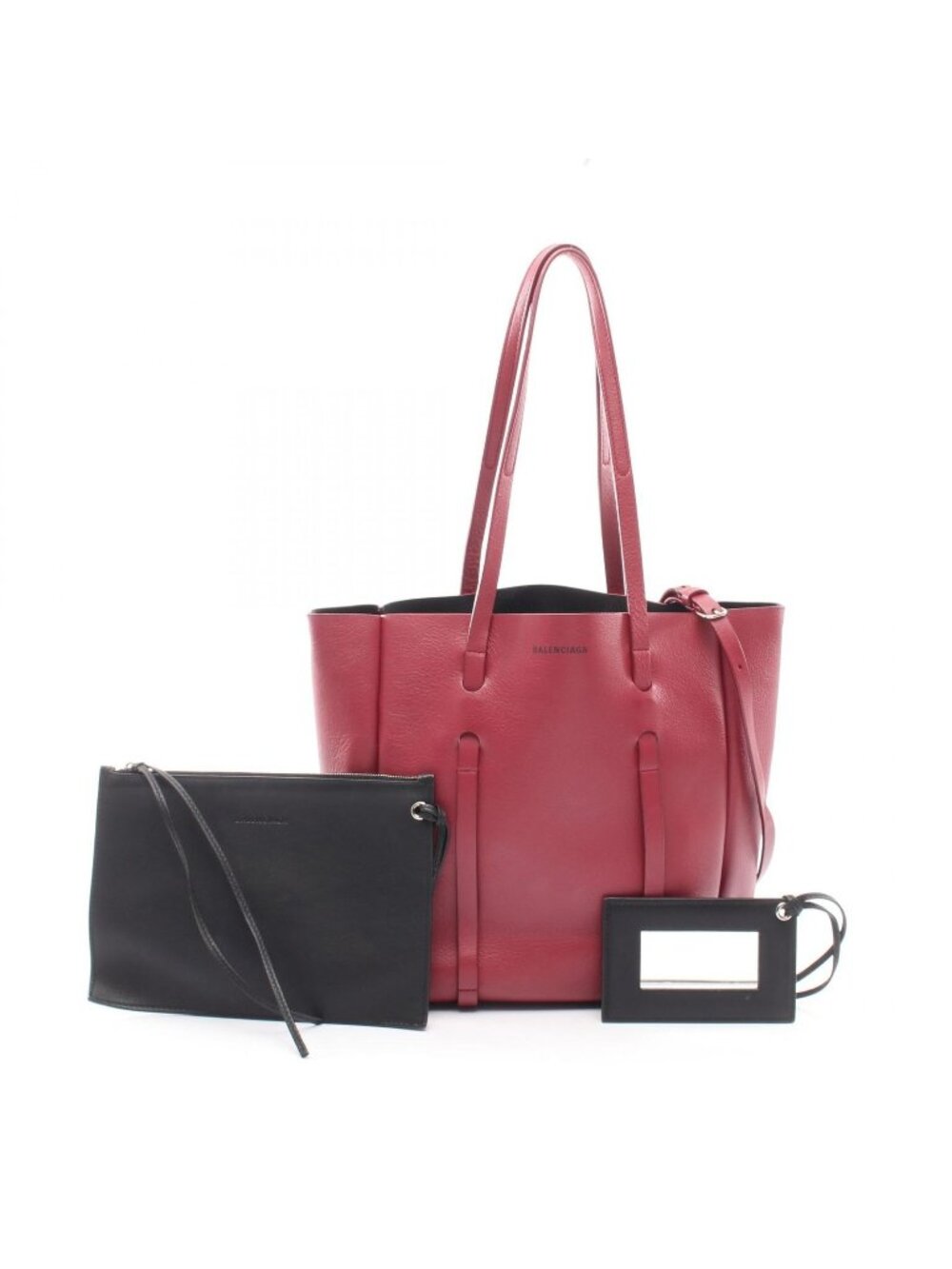 Balenciaga Tote Everyday XS 2-Way Bordeaux Leather - Picture 1 of 9